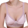 Women Sexy Embroidery Lace Seamless Bra V Neck Wireless Vest Bras