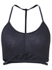 Women Sexy Halter Backless Solid Color Crop Top