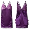 Women Sexy Hollow Out Back Babydoll Transparent Lace Temptation Nightdress