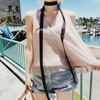 Women Sexy Long Skinny Scarf Solid Double Layer Small Scarves Neck Accessories