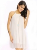Women Sexy Loose Spaghetti Strap O-neck Mini Dress