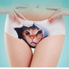 Women Sexy Lovely 3D Animal Briefs Vivid Cute Pet Seamless Panties Underwear