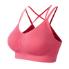 Women Sexy Massage Padded Sport Bras Wireless Modal Vest Bras