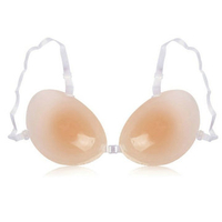 Women Sexy Nude Silicone Invisible Bra Removable Shoulder Strap Bras