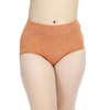 Women Sexy Plus Size Jacquard Panties Super Elastic Cotton Mid Waist Briefs Underwear
