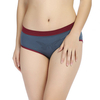 Women Sexy Seamless Color Patchwork Panties Elastic Mid Waist Sports Underwear