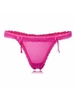 Women Sexy Transparent Gauze Thongs Bow Mesh Lace V-Strings Briefs