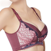 Women Sexy V Wireless Lace Breathable Soft Adjustable Balcony Bras