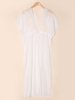 Women Short Sleeve Lace Chiffon Bikini Cover Up Cardigans