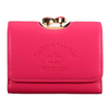 Women Short Wallet Folding Pure Color Hasp Card Holder Purse