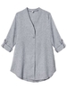 Women Single Breasted Long Sleeve Soild Blouse