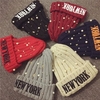Women Skull Beanies Knitted Crochet Baggy Ski Cap Warm Soft Beanie Gorro Hat