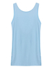 Women Sleeveless Pure Color Backless Cotton Bikini Tank Tops