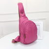 Women Soft PU Colorful Chest Bag Candy Color PU Leather Crossbody Bag