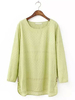 Women Solid Hollow Out Tops