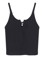 Women Spaghetti Strap Lace Up Backless Sexy Tank Tops