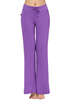 Women Sport Elastic Waist Drawstring Solid Athleisure Yoga Pants