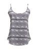 Women Strap Geometric Printing Chiffon Tank Top Chiffon Vest