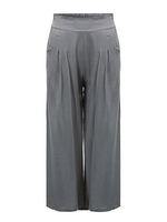 Women Stretch High Waist Palazzo Pure Color Loose Pants