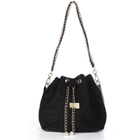 Women String Clutch Crossbody Bags Ladies Elegant Bucket Bags Shopping Shoulder Bags