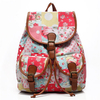 Women Student Flower Printing Backpack Cute Bags Casual School Bags