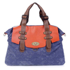 Women Stylish Contrast Color Shoulder Bags Large Capactiy Handbag Crossbody Bags