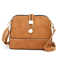 Women Stylish Dull Polish Shell Shoulder Bag Crossbody Bag