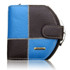 Women Stylish Genuine Leather Plaid Joint Wallet Tote Card Holder Purse
