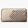 Women Stylish Long Wallet PU Leather Shell Pattern Zipper Purse Card Holders Wallet