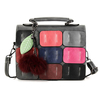 Women Stylish Patchwork Thread Ball Top Tote Shoulder Bag Crossbody Bag