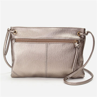 Women Stylish PU Leather Gold Crossbody Bag Shoulder Bags