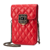 Women Stylish Rhomboids 5.5inch Phone Bag Chain Shoulder Bag Crossbody Bag