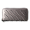 Women Stylish Rivet Long Zipper Wallet Clutch Bag