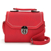 Women Stylish Stone Pattern Spin Lock Handbag Shoulder Bag Crossbody Bag
