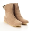 Women Suede Hidden Heel Shoes Flat Ankle Snow Boots