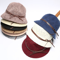 Women Summer Cotton Mesh Beach Sun Protective Bucket Hat Outdoor Anti-UV Breathable Visor Cap