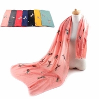 Women Summer Sunscreen Scarf Dragonfly Print Dragonfly Pattern Animal Print Shawl