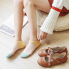 Women Summer Transparent Ankle Socks Stretch Crystal Glass Silk Sock Calcetines Mujer