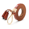 Women Tassel Knotted Belts Genuine Leather Decoration Thin Strap Waistband