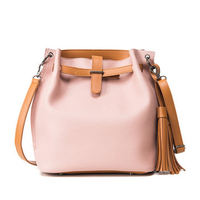 Women Tassel PU Handbag Sling Bag Tribal Crossbody Bag Street Beat Purse