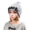 Women Thicken Braided Crochet Rivets Knitting Hat Winter Warm Ski Beanie Cap