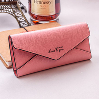 Women Three Fold Wallet Purse Card Bag Elegant Eveing Bag Clutches Bag