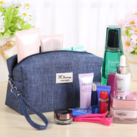 Women Travel Makeup Storage Bag Handbag Ten Color Cosmetics Bag Pen Storage Containers