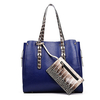 Women Vintage Alligator Pattern Handbag 2PCS Tote Shoulder Bags