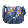 Women Vintage Casual Floral Print Crossbody Bag Retro Leisure Shoulder Bags