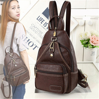Women Vintage Daily Outdoor Portable Chest Bag Crossbody Bag Shoulder Bag Backpack