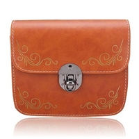 Women Vintage Floral Print Small Crossbody Bag Shoulder Bag