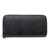 Women Vintage Flower Print Casual Long Zipper Wallet Ladies Elegant Cards Coins Purse