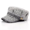 Women Vintage Knitted Woolen Octagonal Berets Hats Casual Flat Caps Adjustable