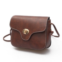 Women Vintage Leather Mini Crossbody Bag Retro Shoulder Bag Envelope Bag
